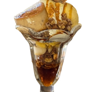 ほうじ茶プリンパフェ